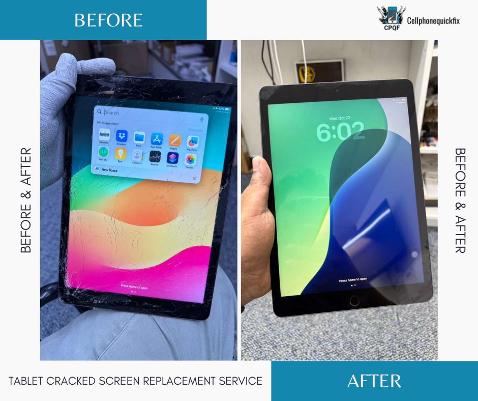 Tablet Cracked Screen Replacement Decatur GA