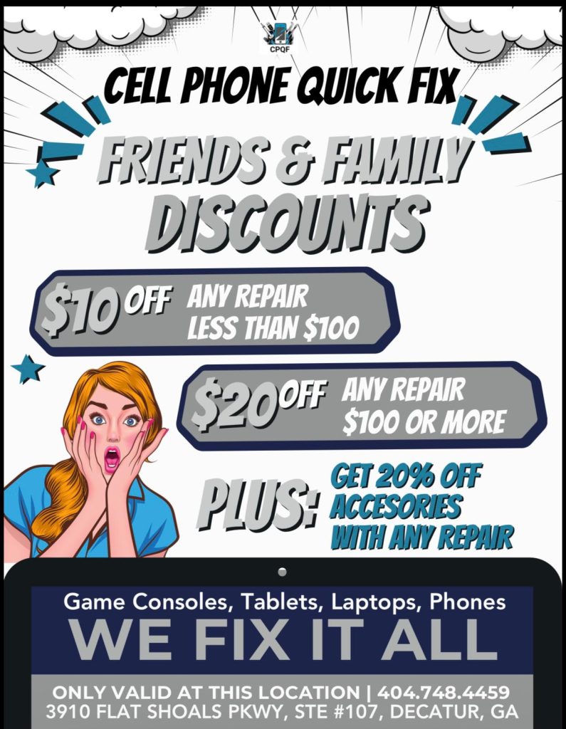 Phone Repair Discounts Decatur GA