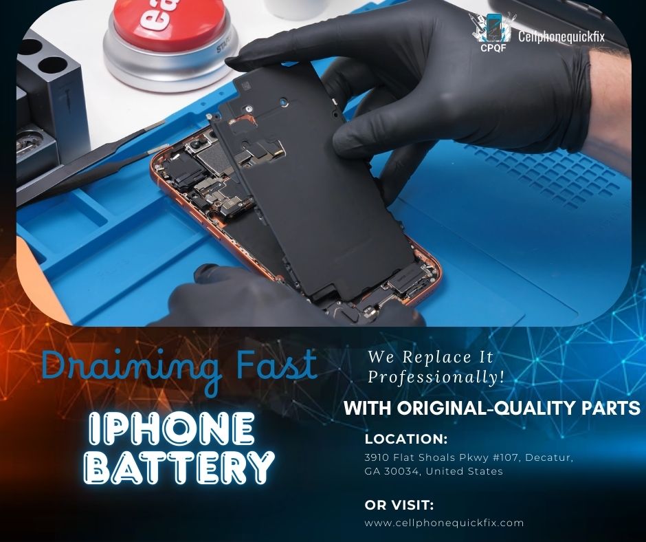 iPhone battery replacement in Decatur GA