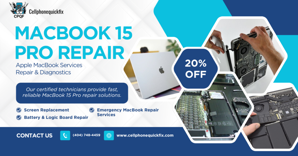 MacBook 15 Pro Repair in Decatur