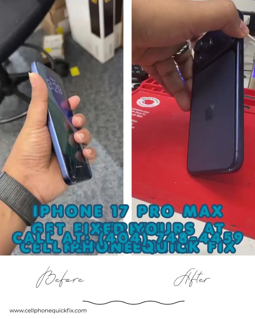 iphone 17pro max broken screeen replacement