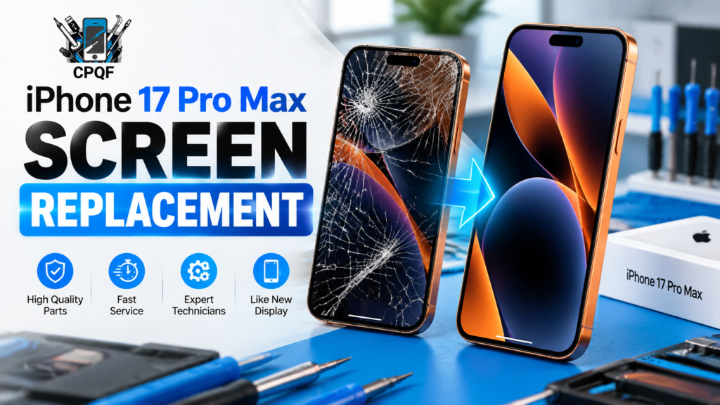 iPhone 17 Pro Max screen replacement in Decatur GA